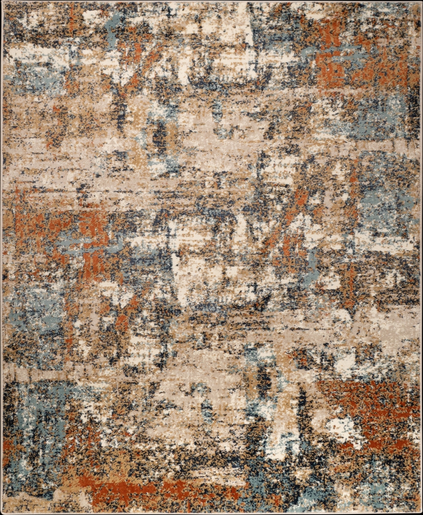 Aguai Orange 7'9 x 9'9 Rug - Thumbnail - Image 1
