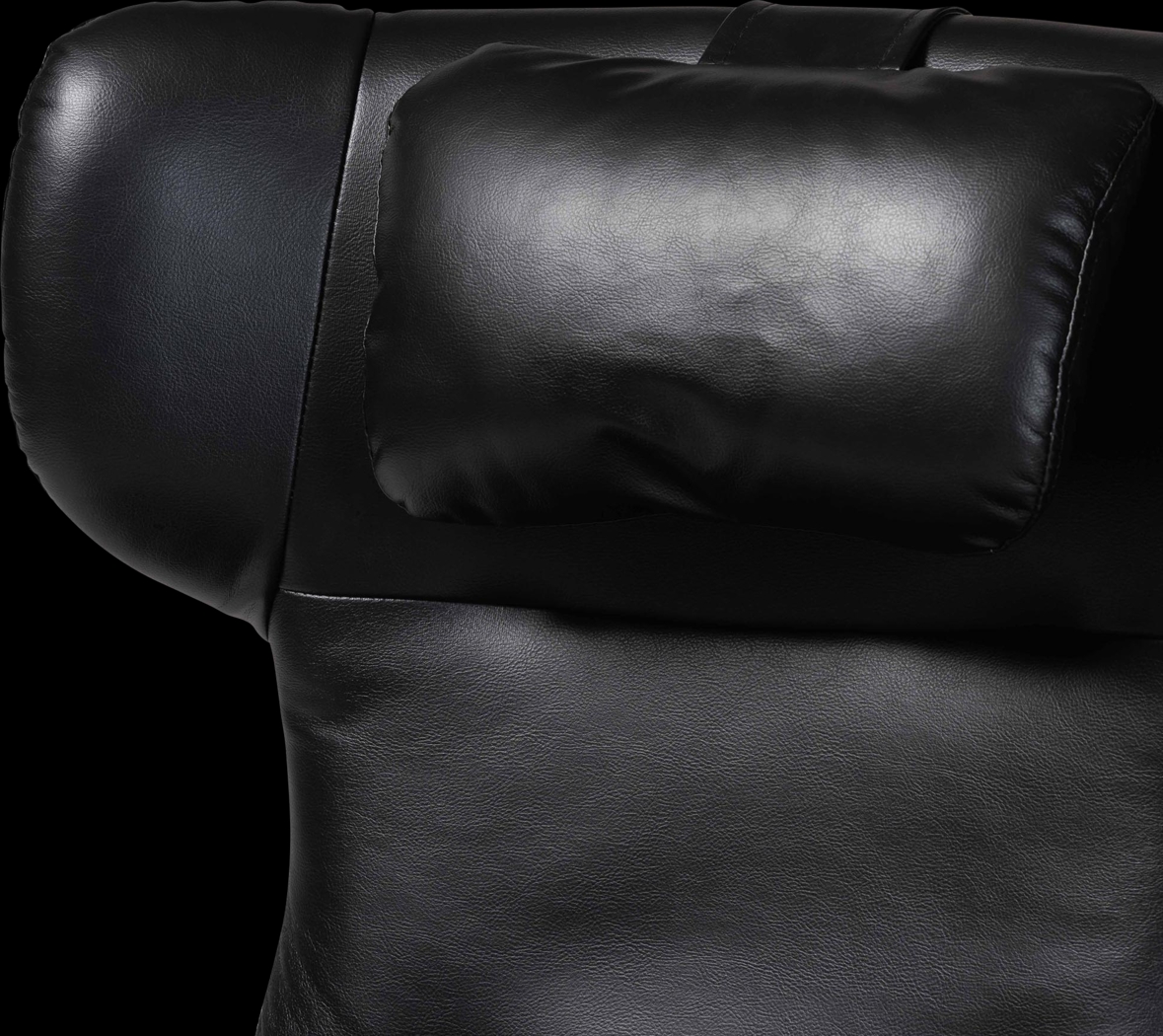 Aguilay Black Accent Chair and Ottoman - Thumbnail - Image 12