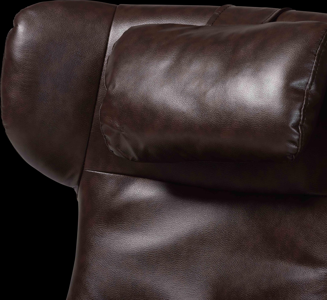 Aguilay Dark Brown Accent Chair and Ottoman - Thumbnail - Image 12