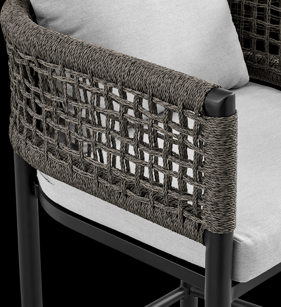 Outdoor Agusta Black Barstool - Thumbnail - Image 7