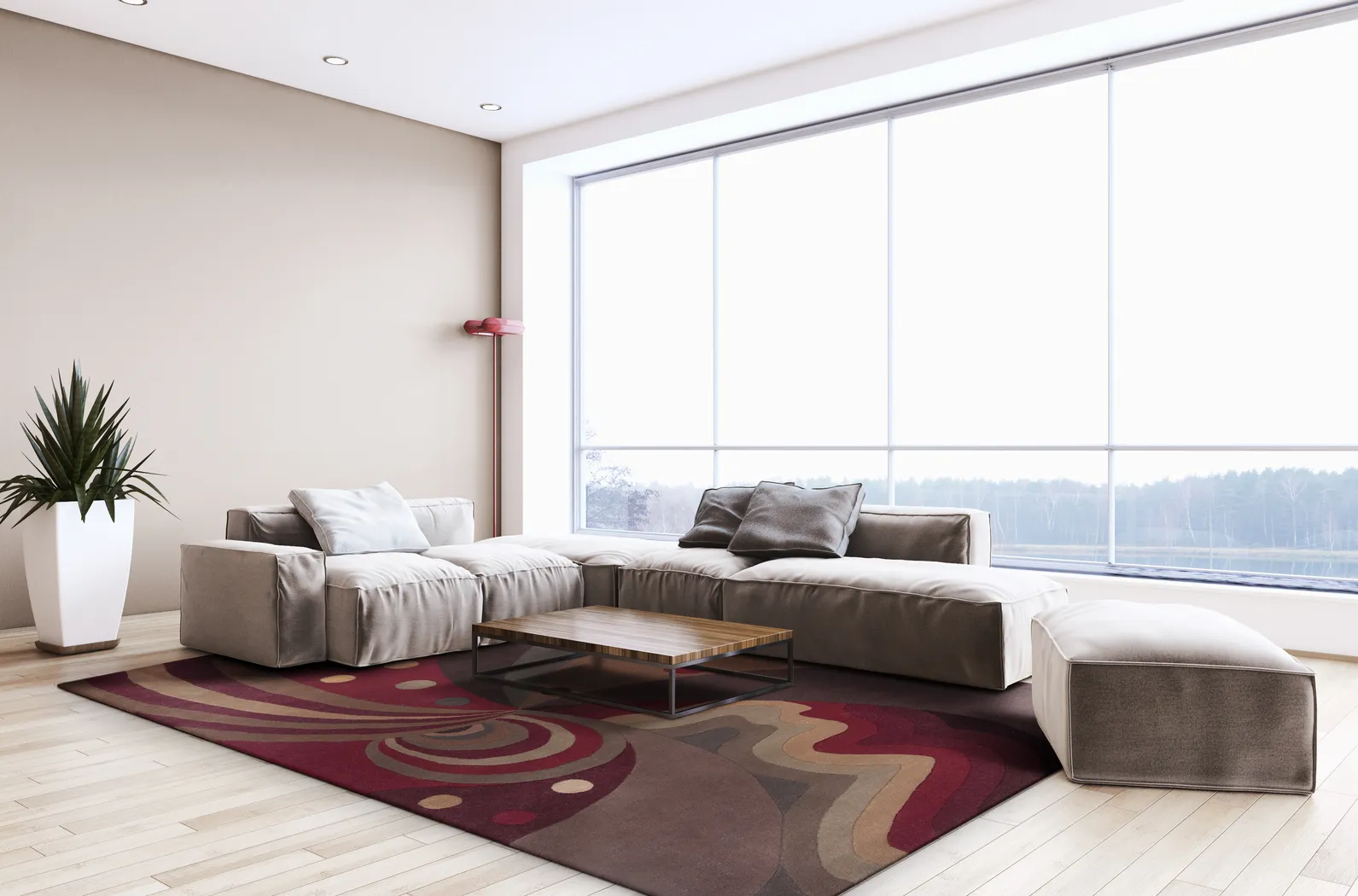 Agustino Brown 5'3 x 8'3 Rug - Thumbnail - Image 2