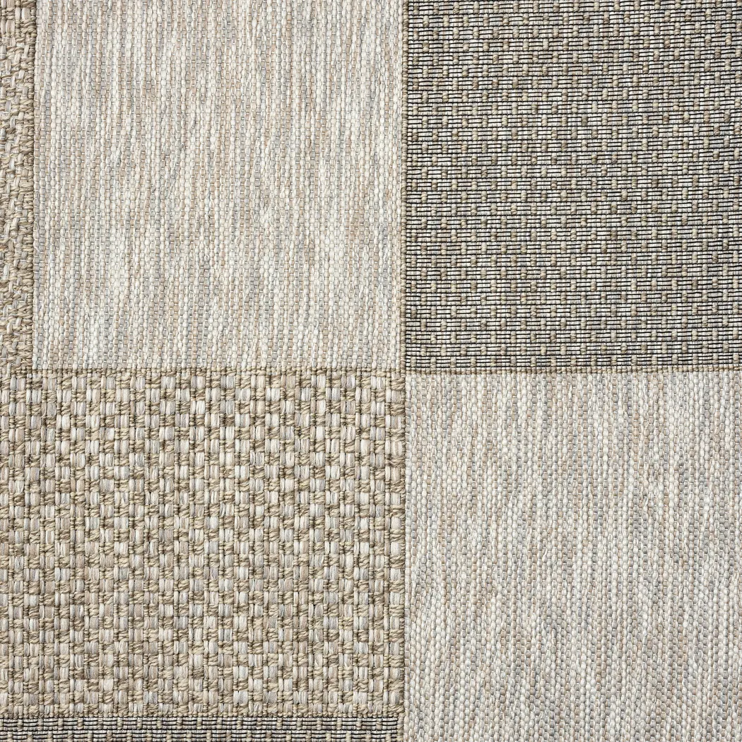 Ahedho Tan 5' x 7' Indoor/Outdoor Rug - Image 8