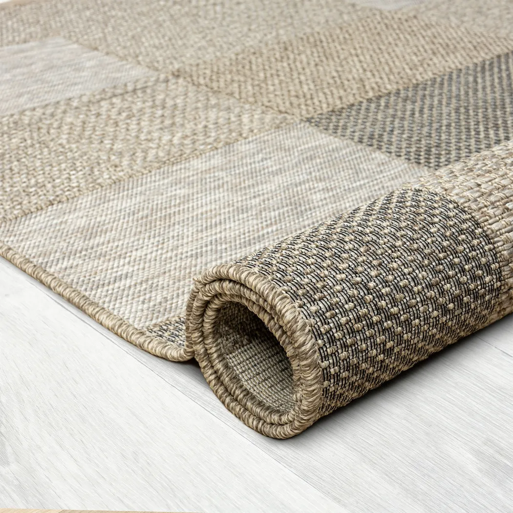 Ahedho Tan 7'10 x 9'6 Indoor/Outdoor Rug - Image 6