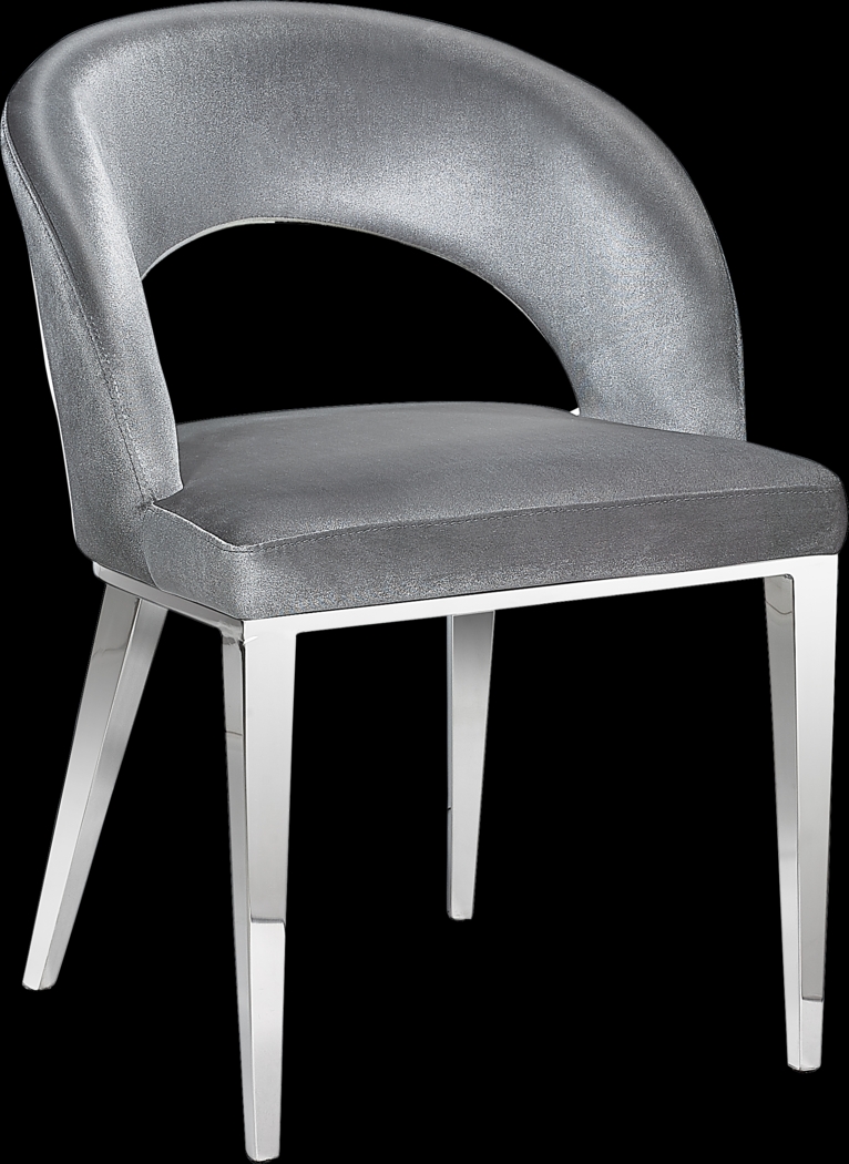 Ahern Gray Arm Chair - Thumbnail - Image 1