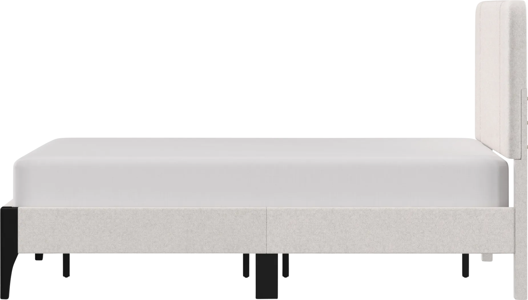 Reesha Beige Queen Bed - Thumbnail - Image 12