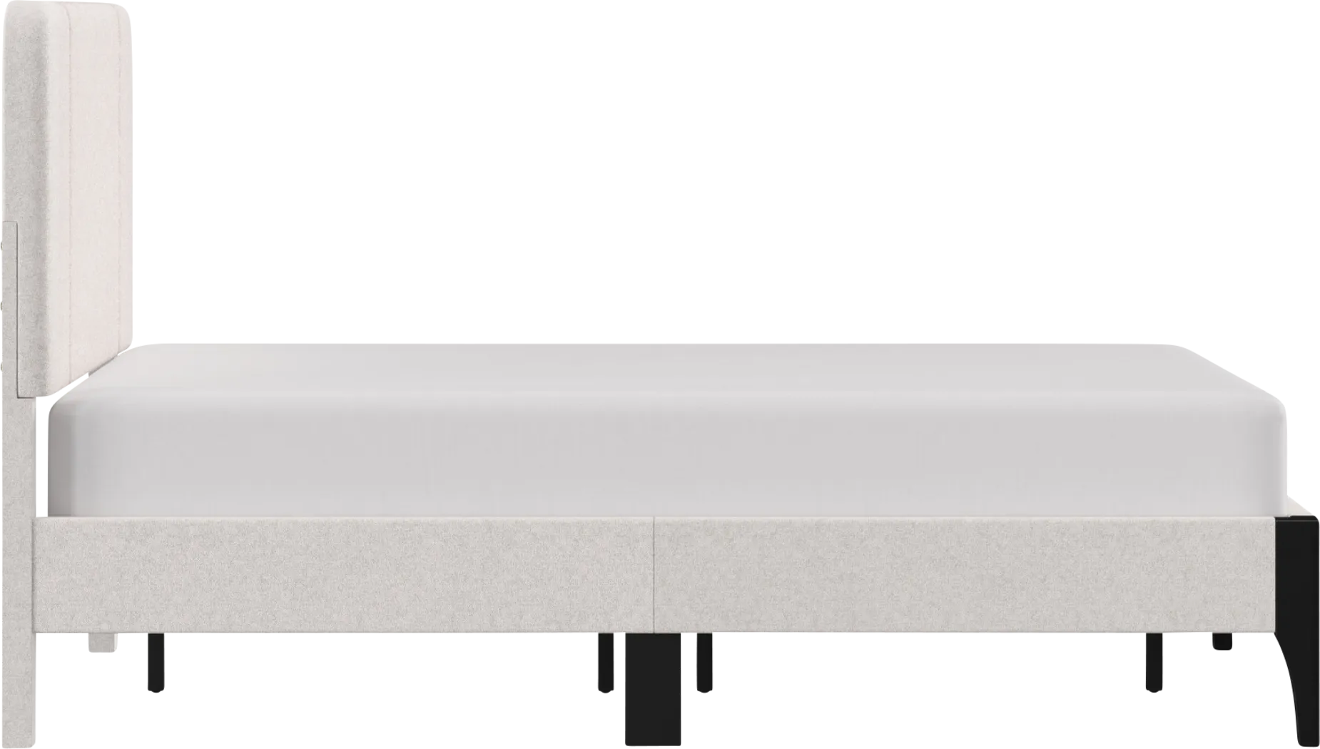 Reesha Beige Queen Bed - Thumbnail - Image 10