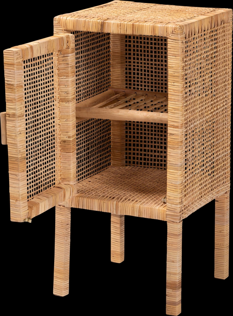 Ahlia Brown Nightstand - Thumbnail - Image 3