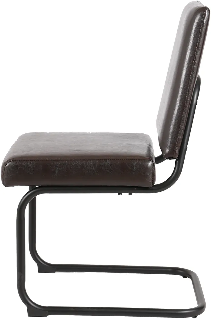 Ahmade Brown Side Chair - Thumbnail - Image 2
