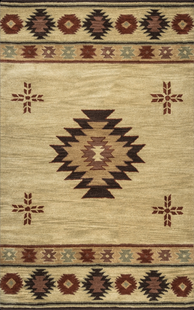 Ahnika Beige 8' x 10' Rug - Thumbnail - Image 1