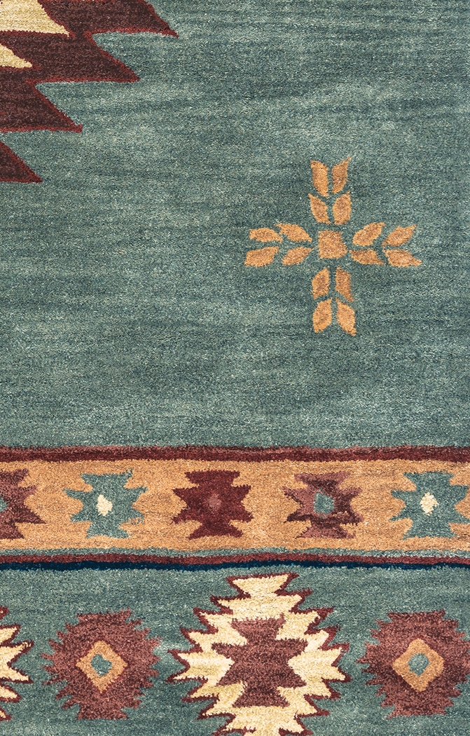 Ahnika Blue 3' x 5' Rug - Thumbnail - Image 4