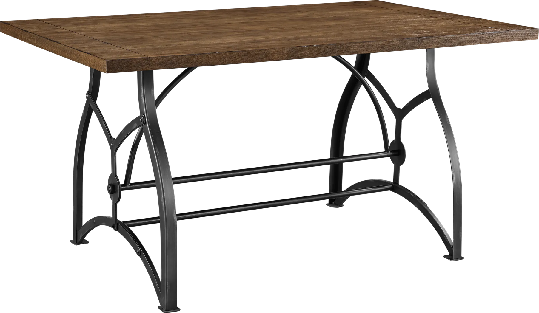 Aiden Brown Dining Table - Thumbnail - Image 1