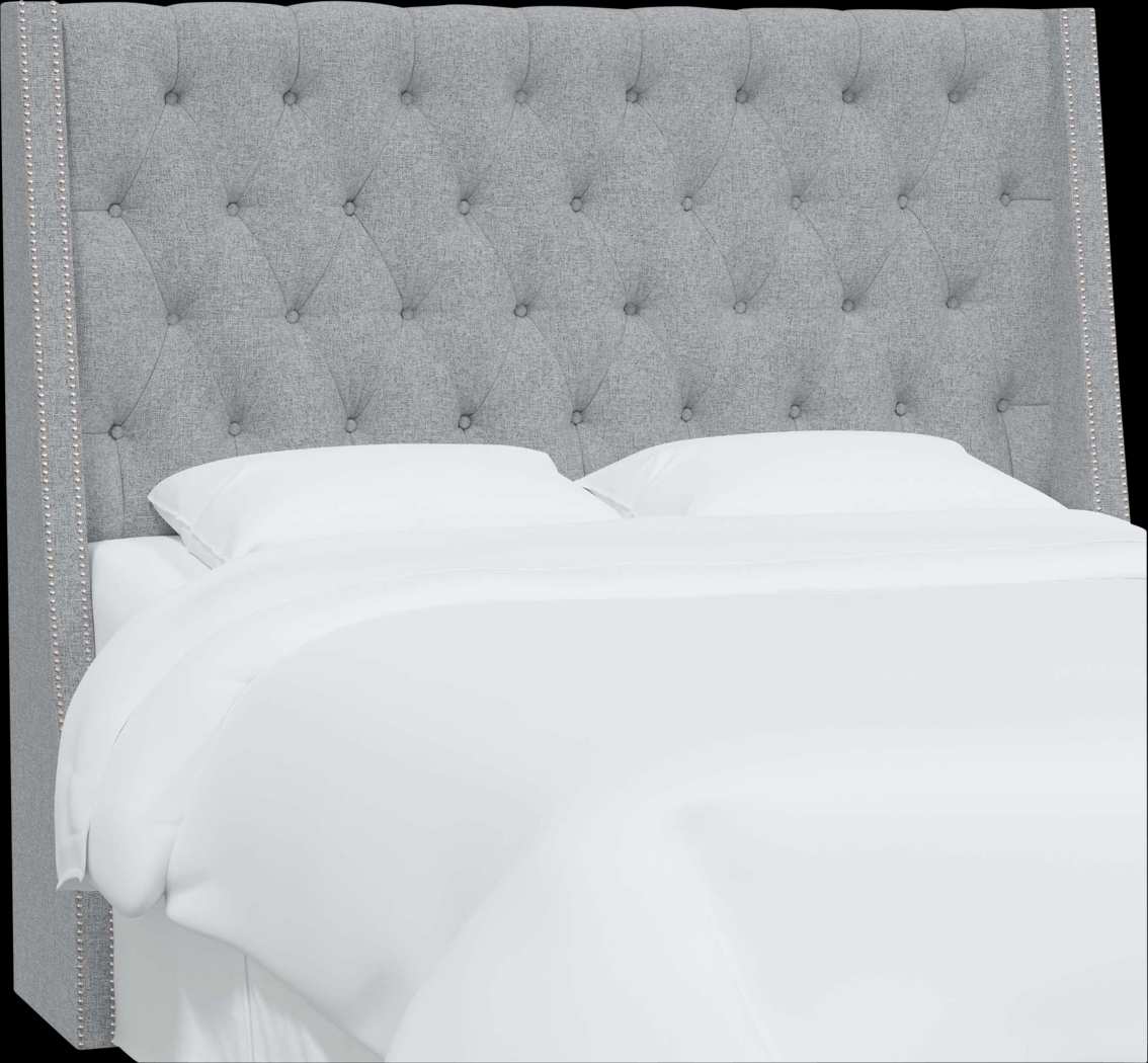 Aidyl Light Gray California King Headboard - Thumbnail - Image 2