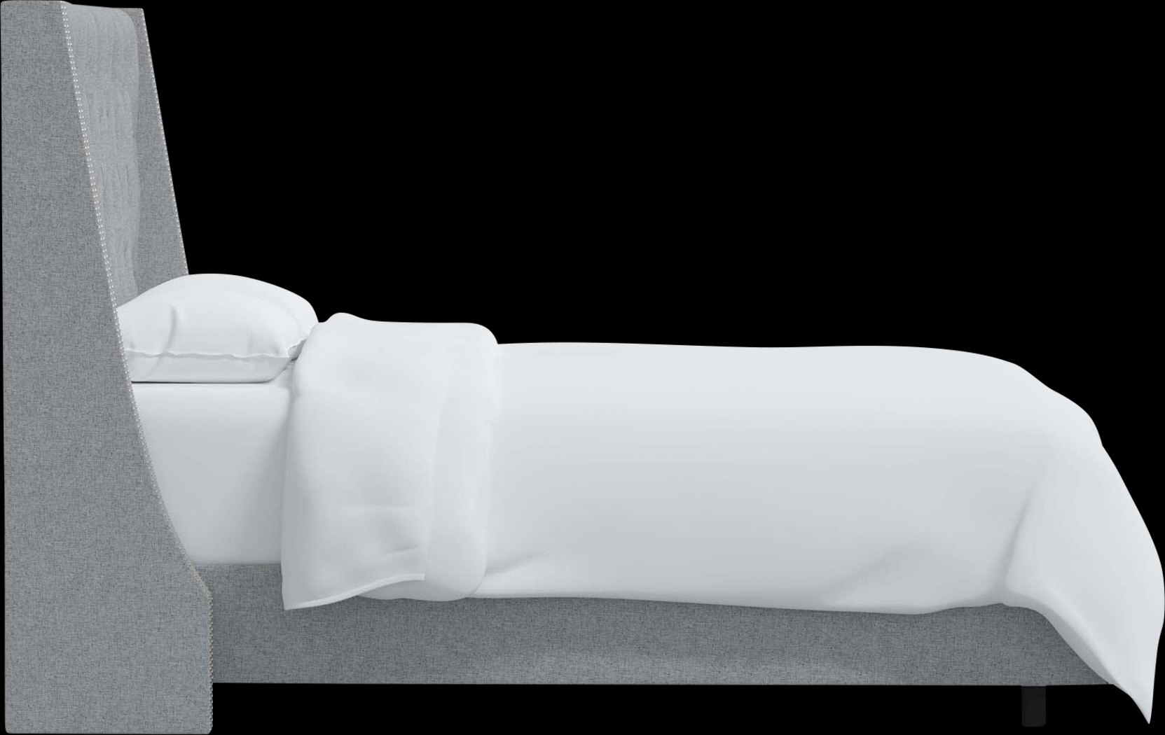 Aidyl Light Gray Full Bed - Thumbnail - Image 3