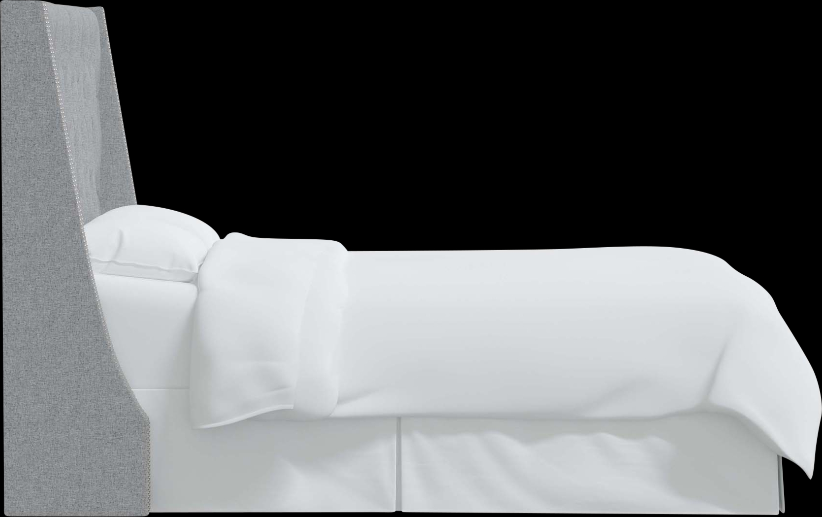 Aidyl Light Gray King Headboard - Thumbnail - Image 3