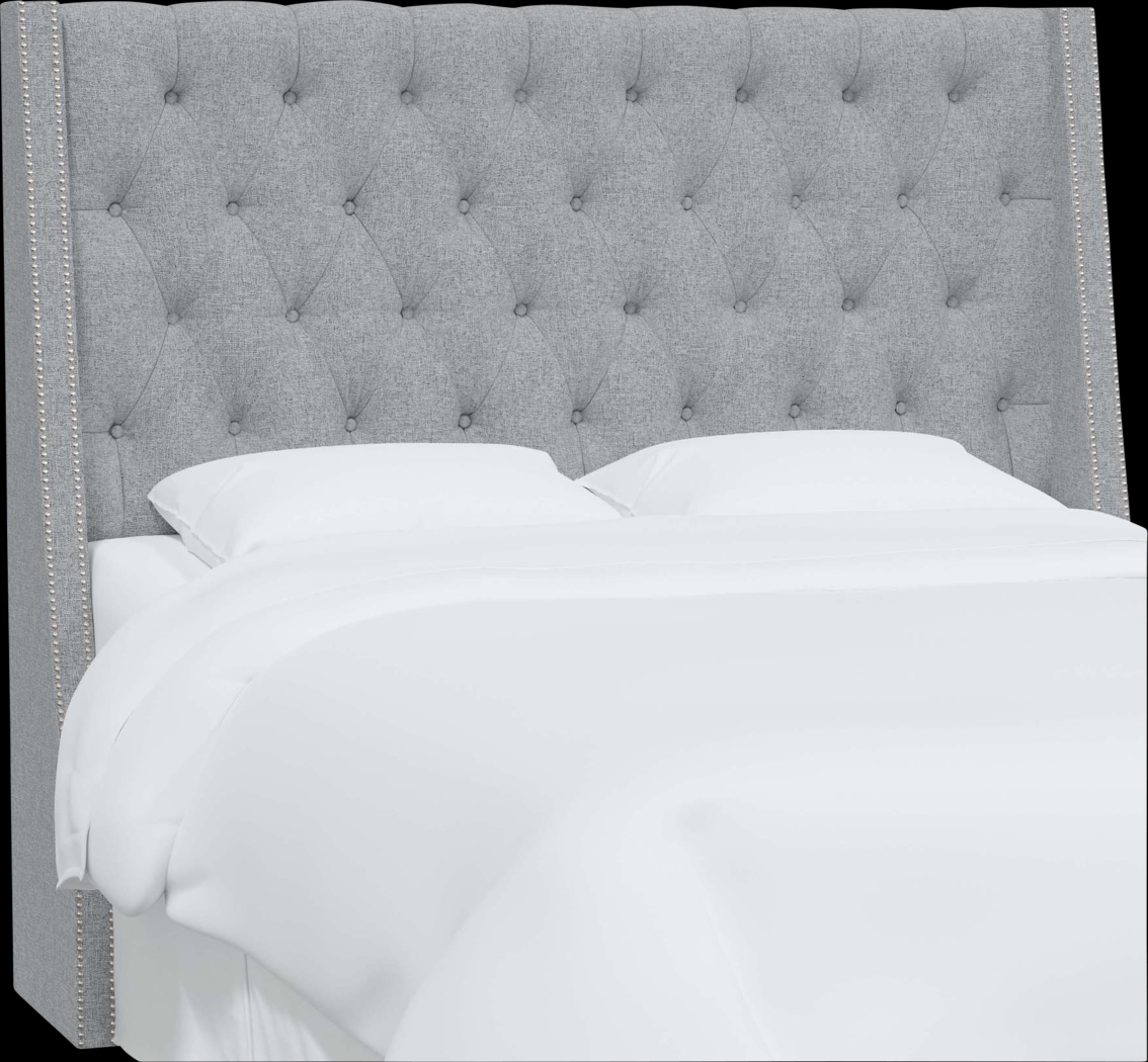 Aidyl Light Gray Queen Headboard - Thumbnail - Image 2