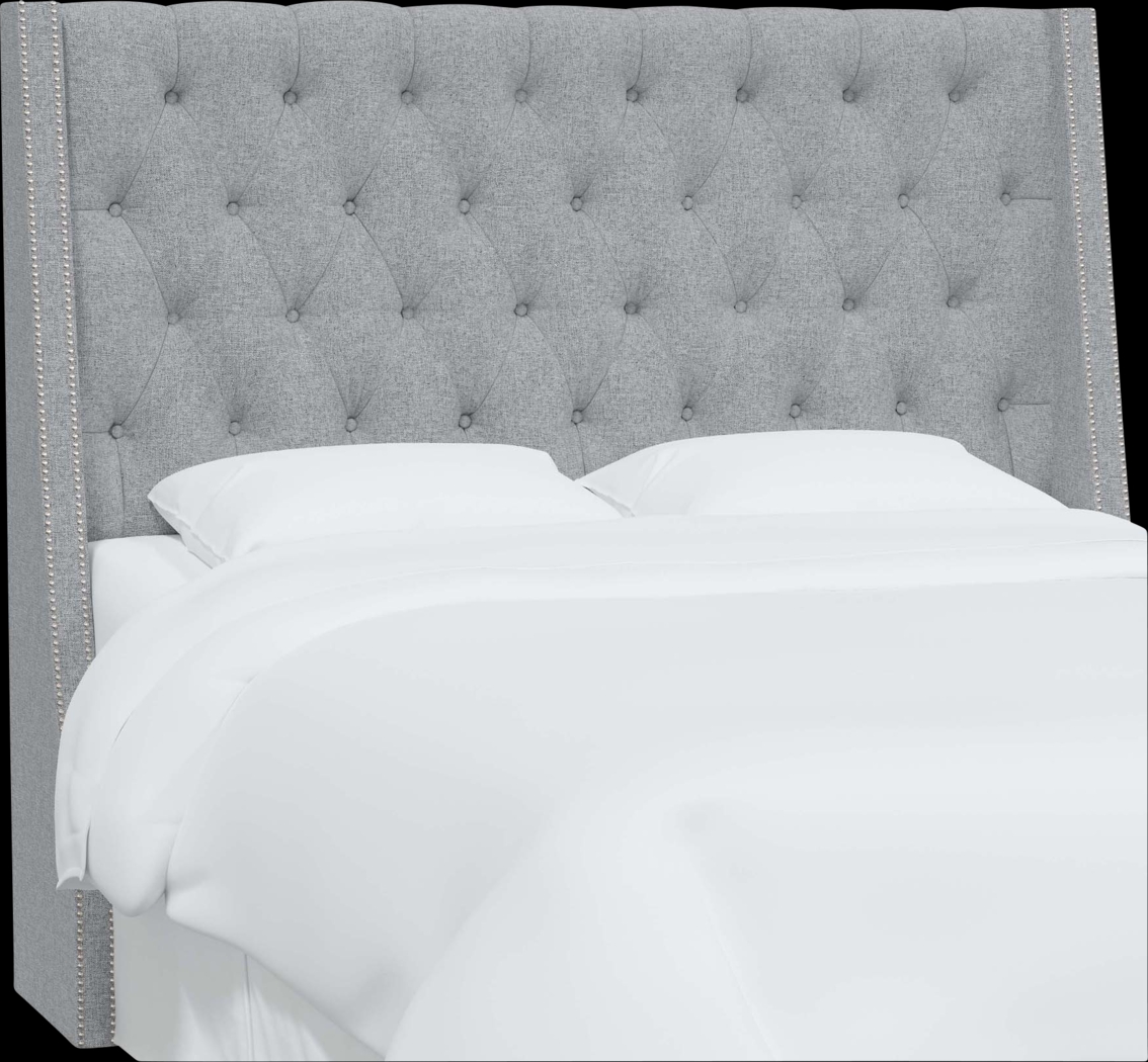Aidyl Light Gray Twin Headboard - Thumbnail - Image 2