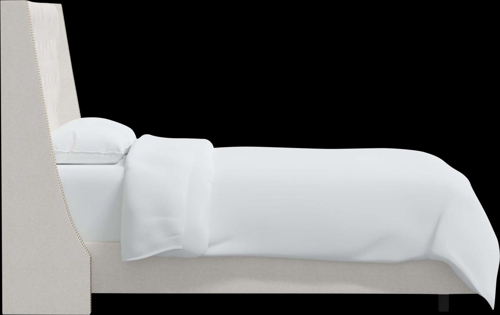 Aidyl White California King Bed - Thumbnail - Image 3