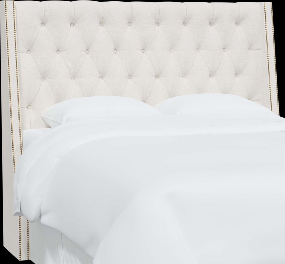 Aidyl White California King Headboard - Thumbnail - Image 2