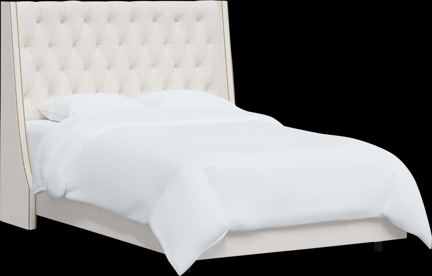 Aidyl White King Bed - Thumbnail - Image 1