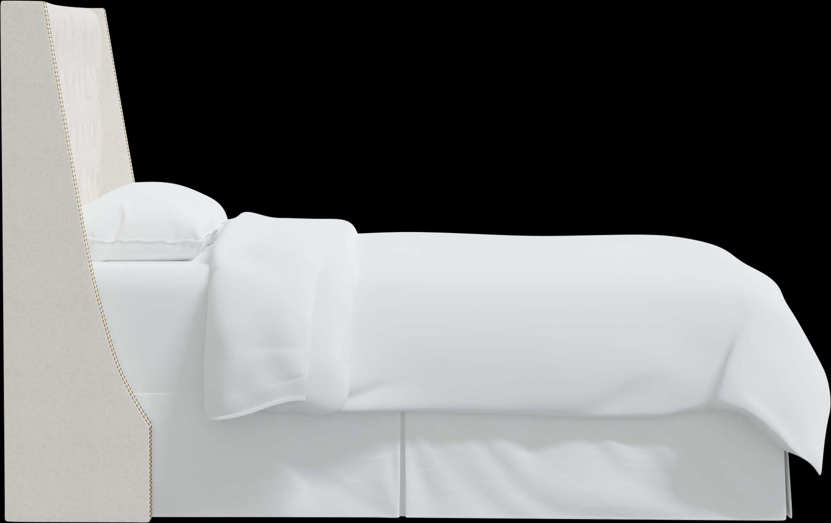 Aidyl White King Headboard - Thumbnail - Image 3