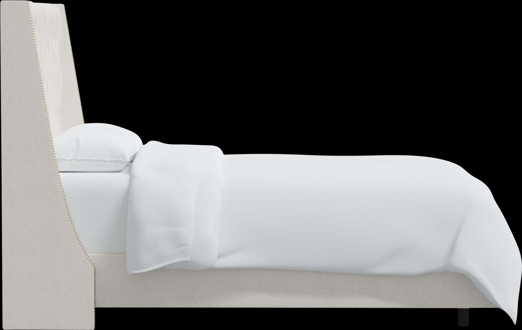 Aidyl White Queen Bed - Thumbnail - Image 3