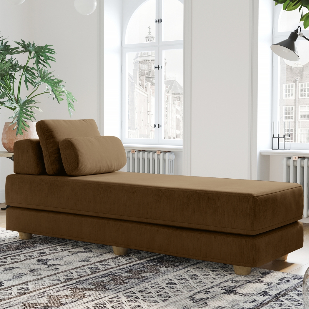 Aignathser Brown Daybed - Thumbnail - Image 2