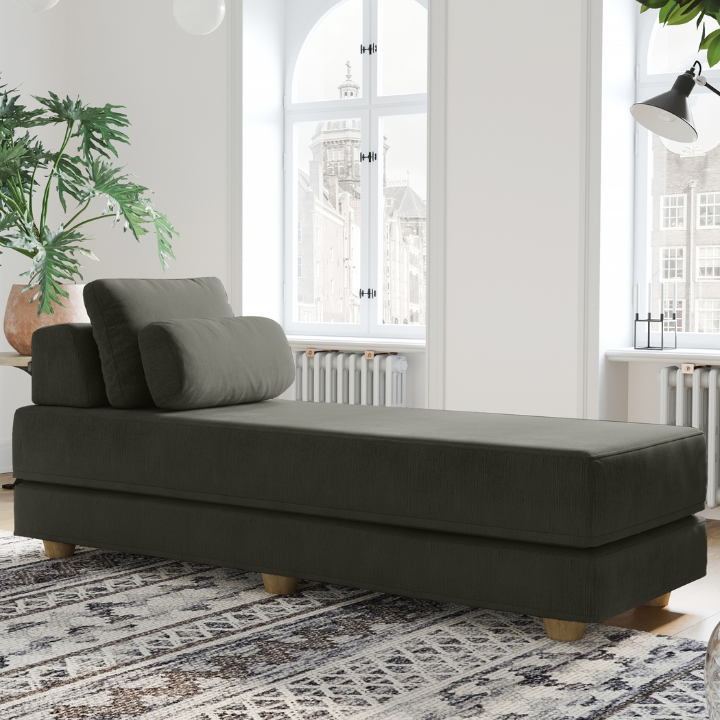Aignathser Charcoal Daybed - Thumbnail - Image 2