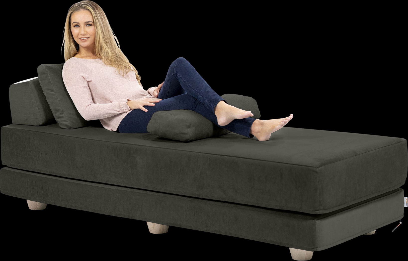 Aignathser Charcoal Daybed - Thumbnail - Image 7