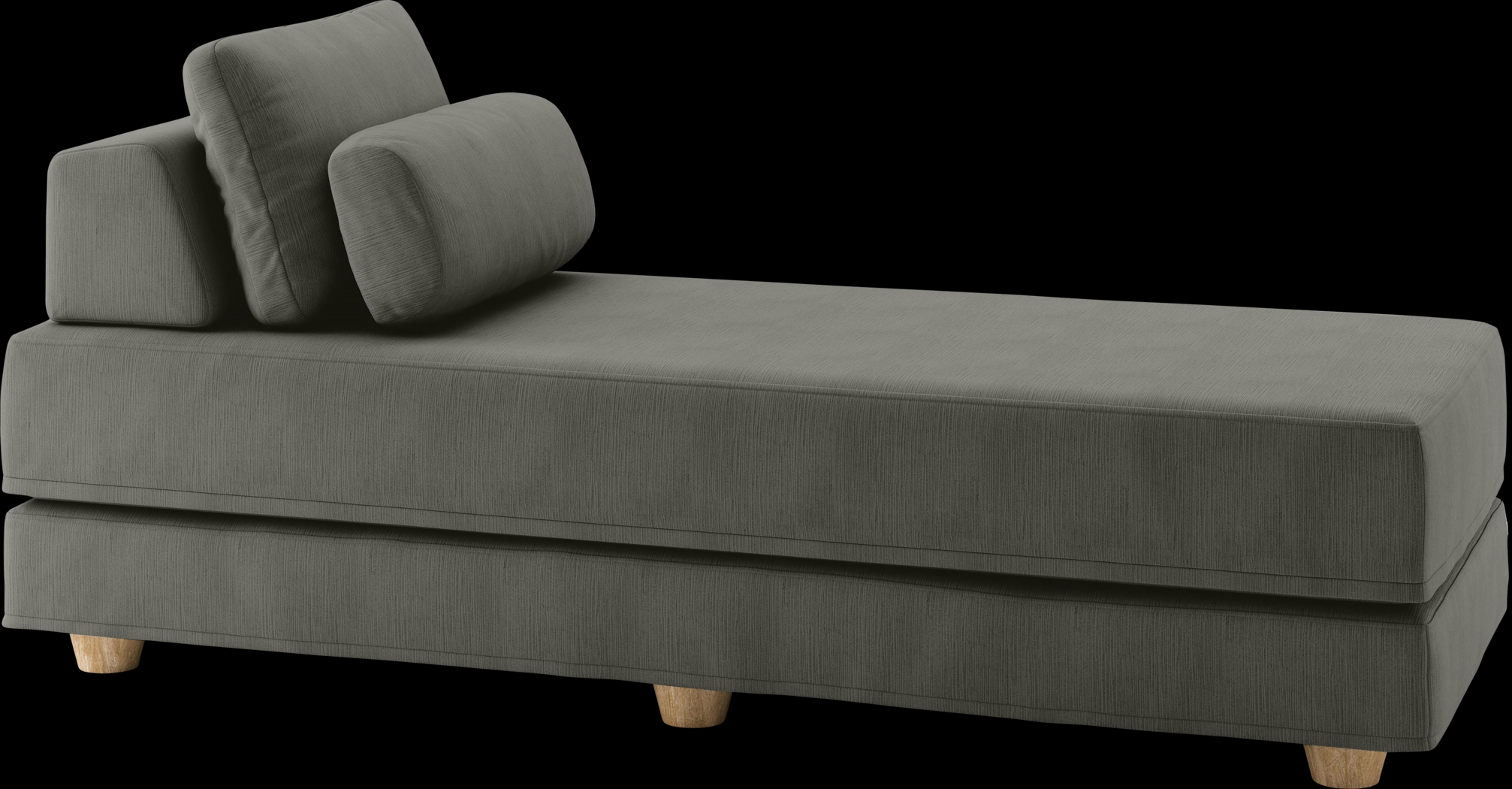 Aignathser Charcoal Daybed - Thumbnail - Image 1