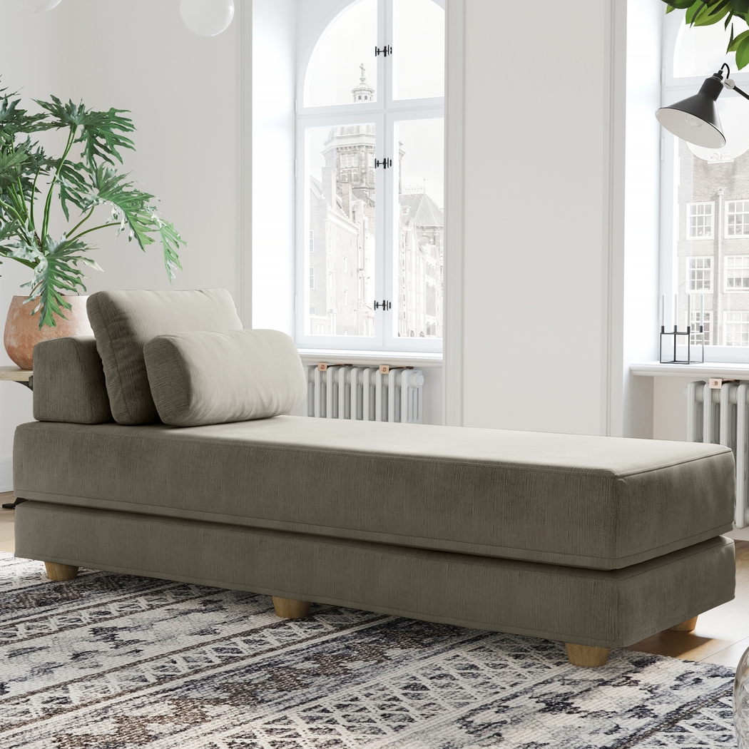 Aignathser Dove Gray Daybed - Thumbnail - Image 2