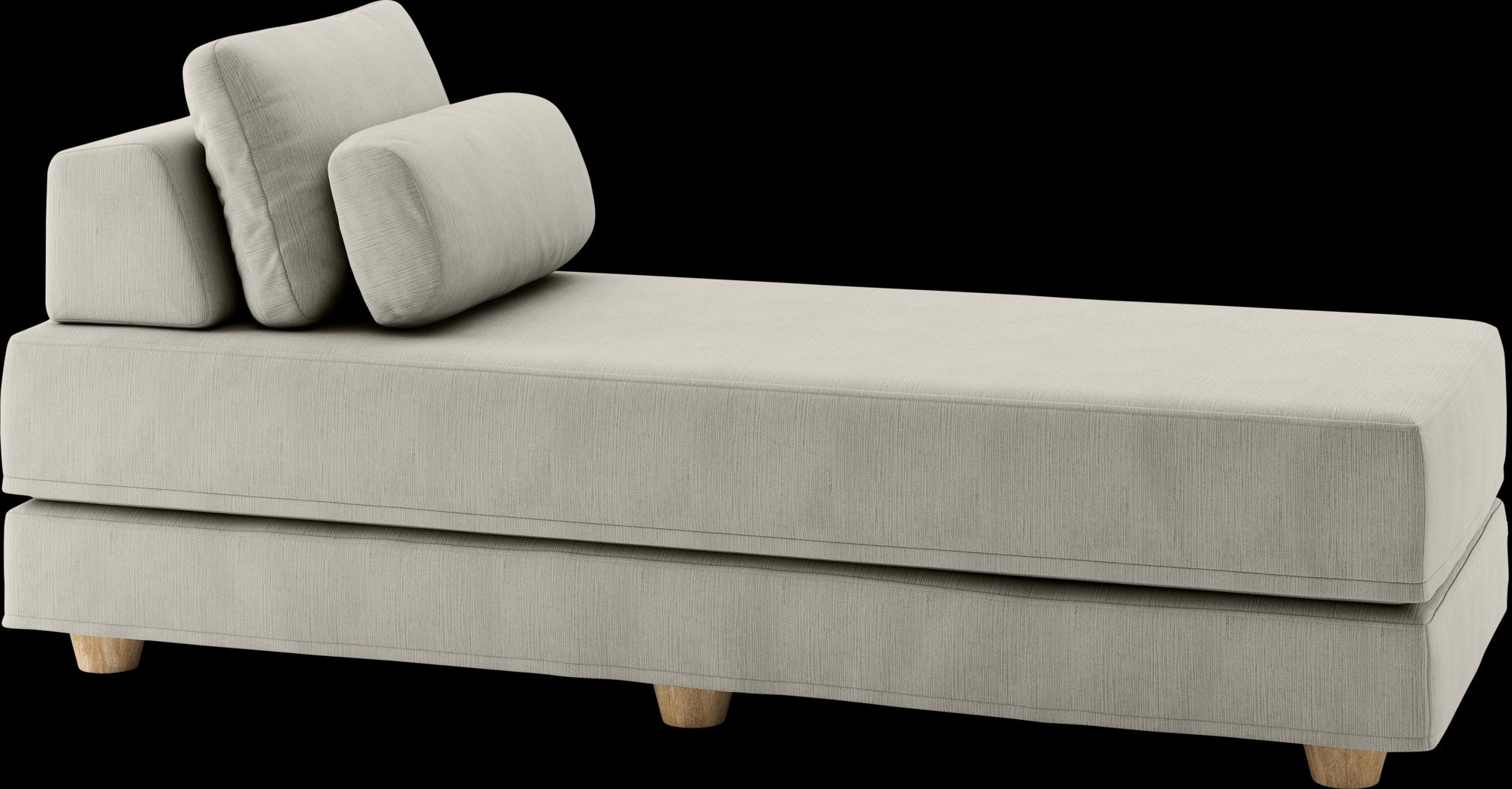 Aignathser Dove Gray Daybed - Thumbnail - Image 1
