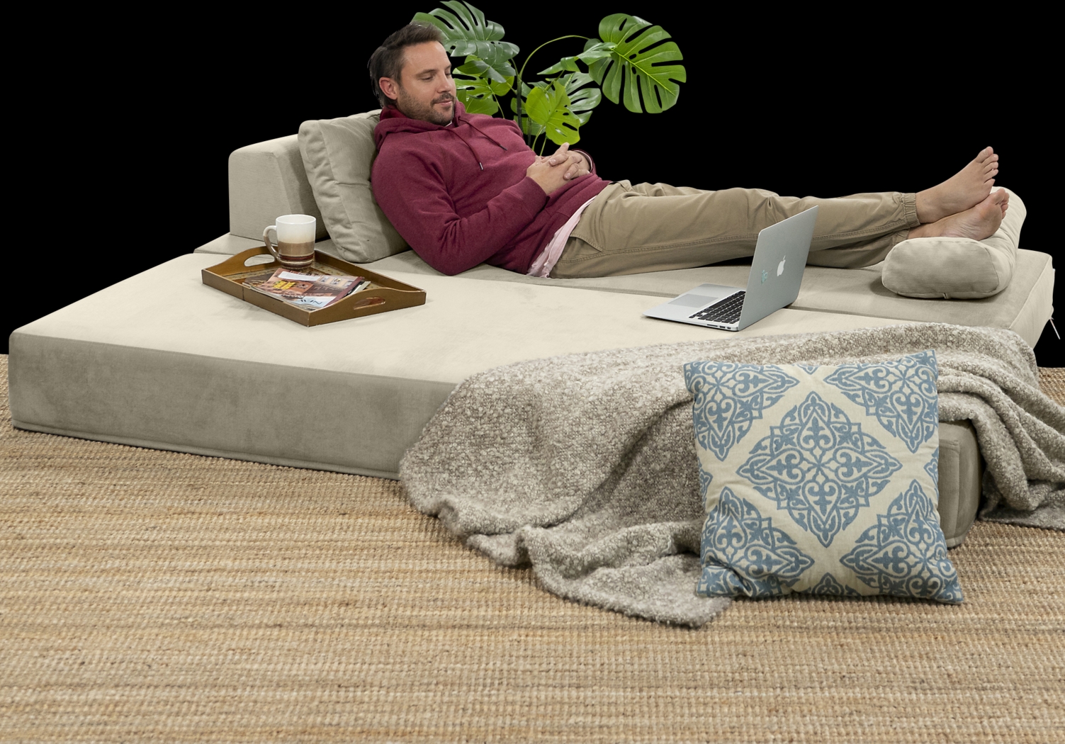 Aignathser Ivory Daybed - Thumbnail - Image 2