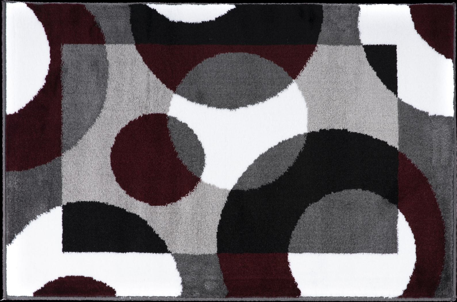 Ailana Burgundy 2' x 3' Rug - Thumbnail - Image 1
