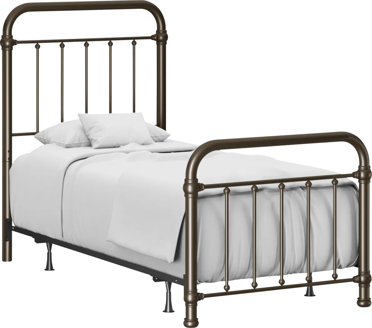 Aileene Bronze Twin Bed - Thumbnail - Image 1