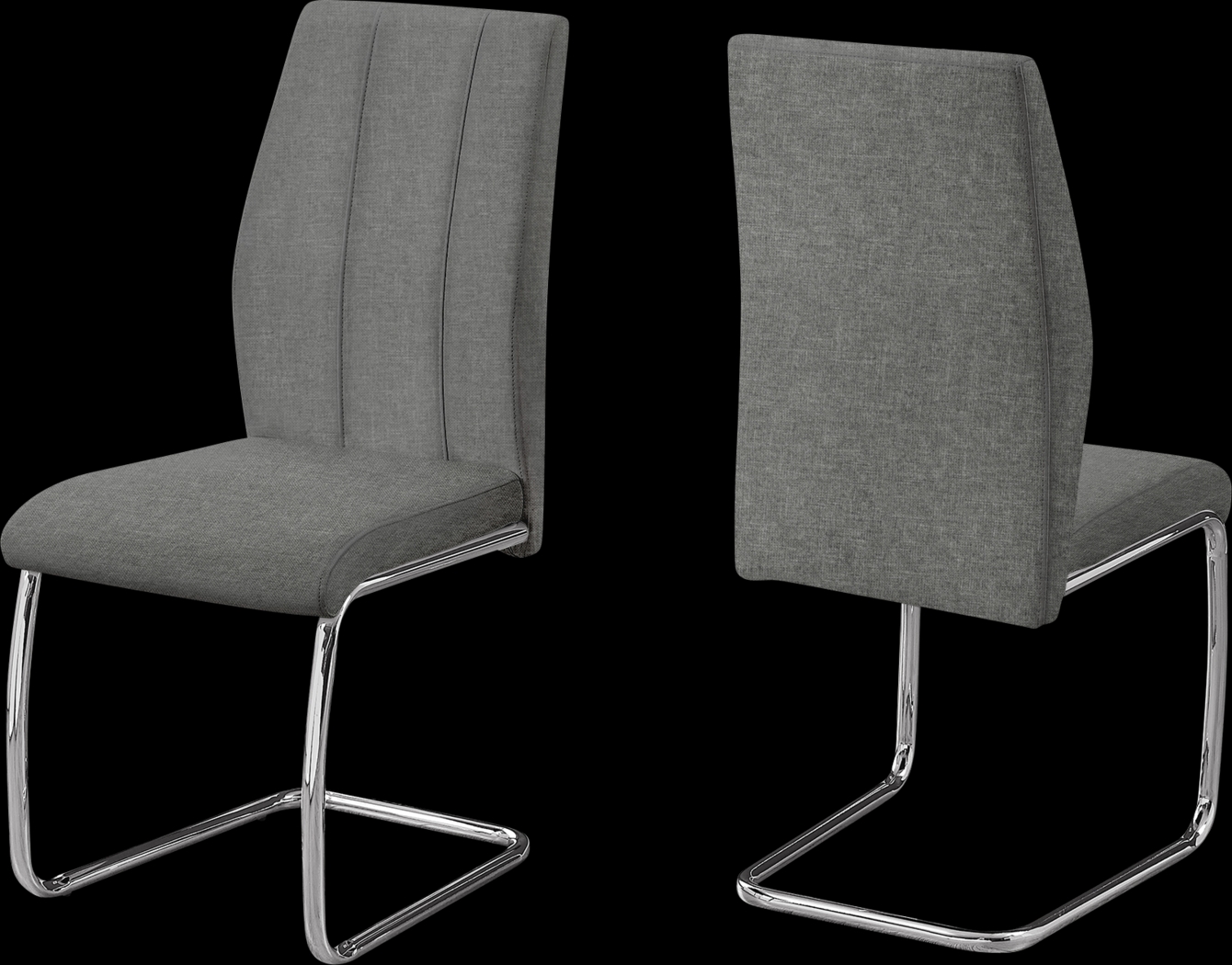Ailen Gray Side Chair, Set of 2 - Thumbnail - Image 1