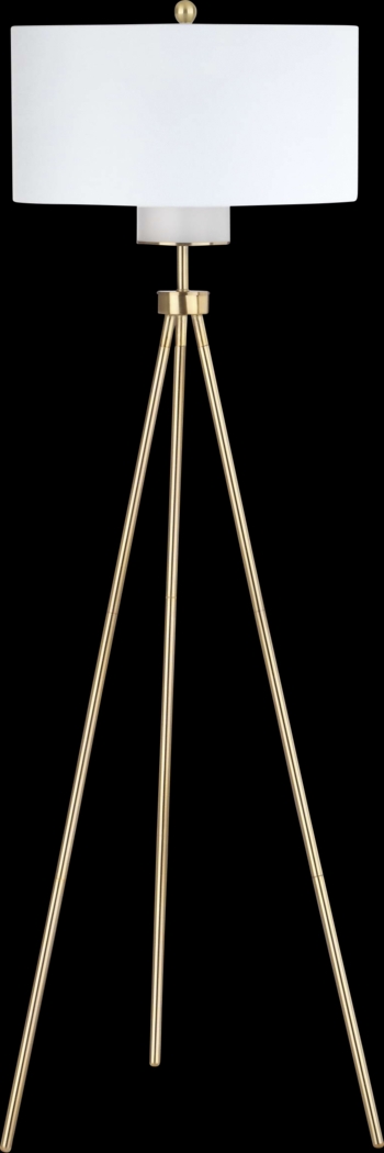 Ailey Street Gold Floor Lamp - Thumbnail - Image 1