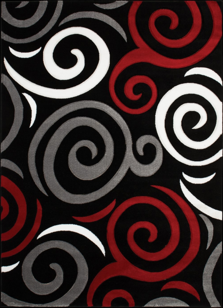 Ailmar Red 5' x 7'3 Rug - Thumbnail - Image 1