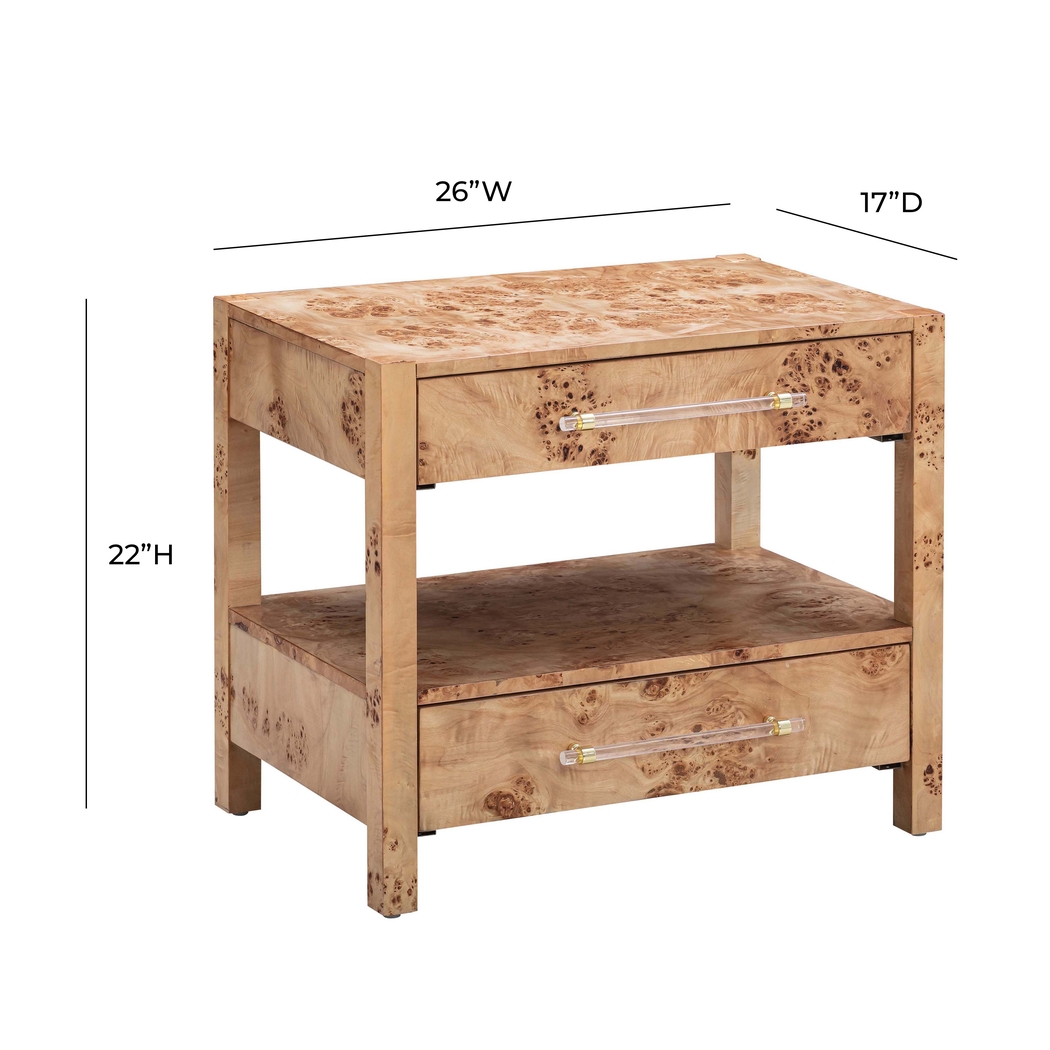 Ailshie I Brown Nightstand - Thumbnail - Image 9