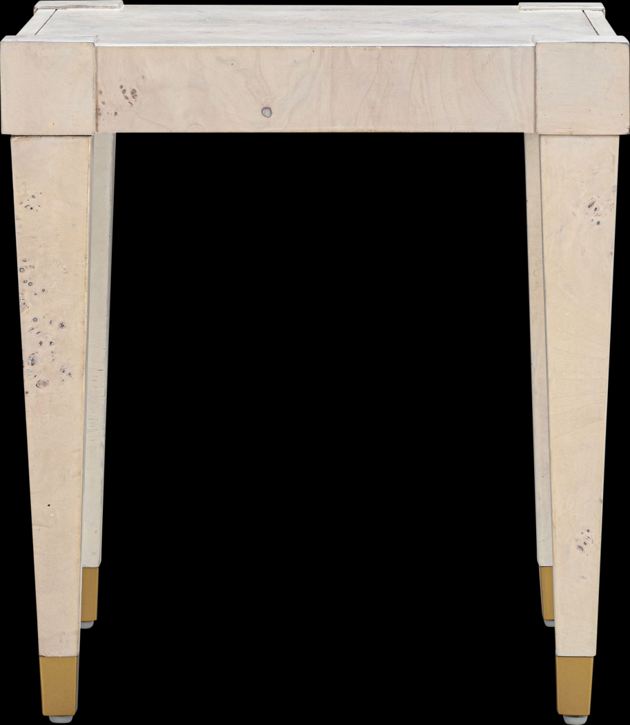 Ailshie II White End Table - Thumbnail - Image 3