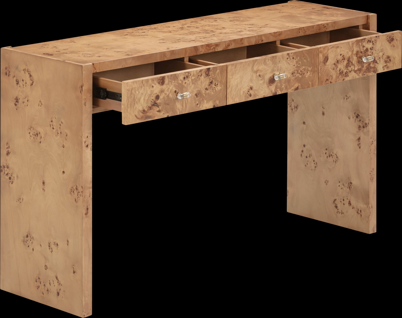 Ailshie VI Honey Brown Console Table - Thumbnail - Image 3