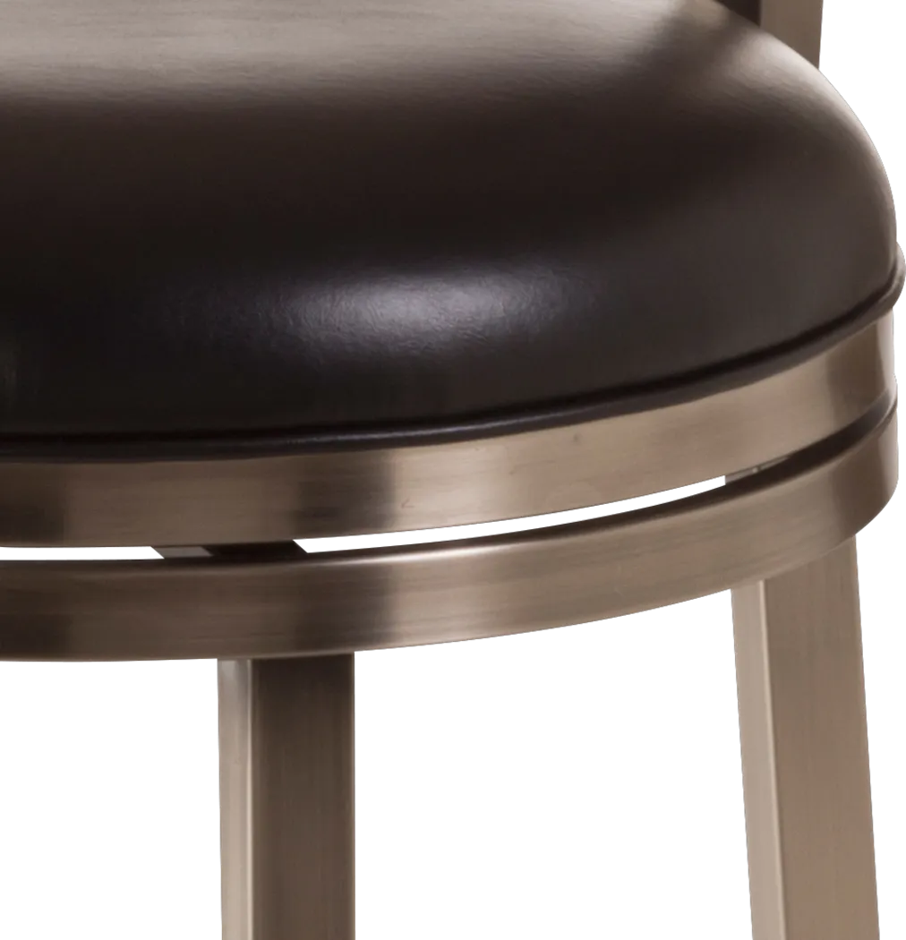 Aimua Black Swivel Barstool - Thumbnail - Image 4