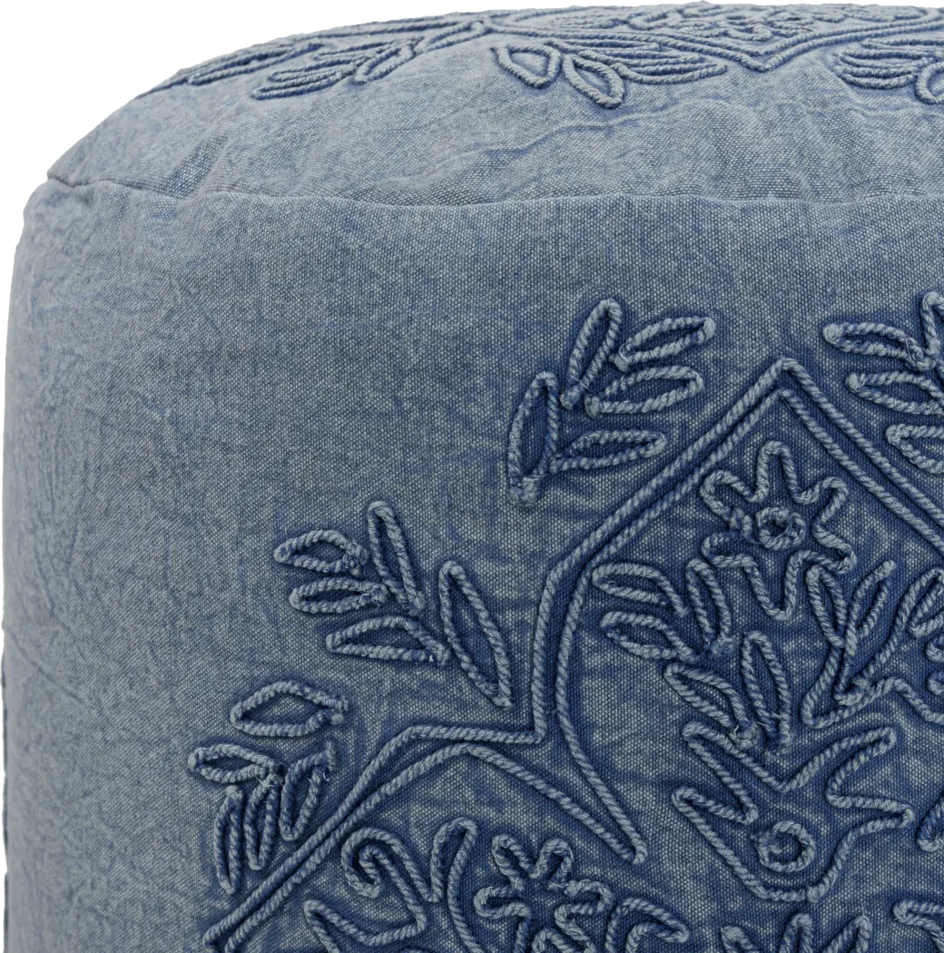 Aintree Denim Ottoman - Thumbnail - Image 2