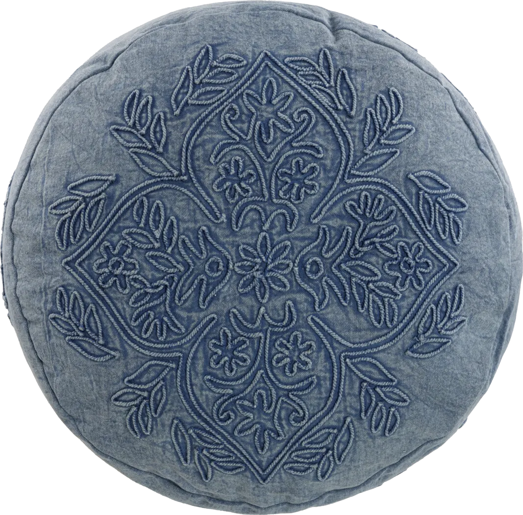 Aintree Denim Ottoman - Thumbnail - Image 4