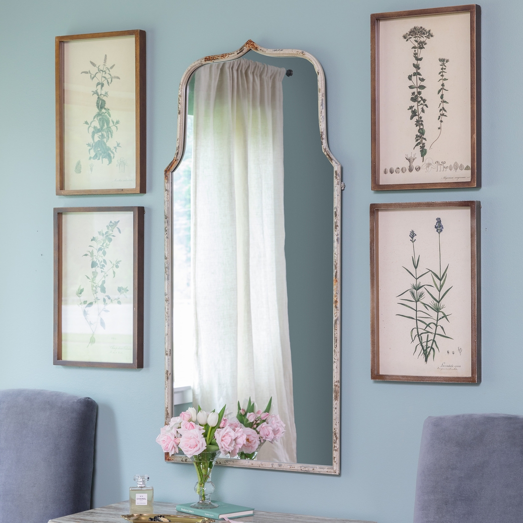 Aintree White Wall Mirror - Thumbnail - Image 2