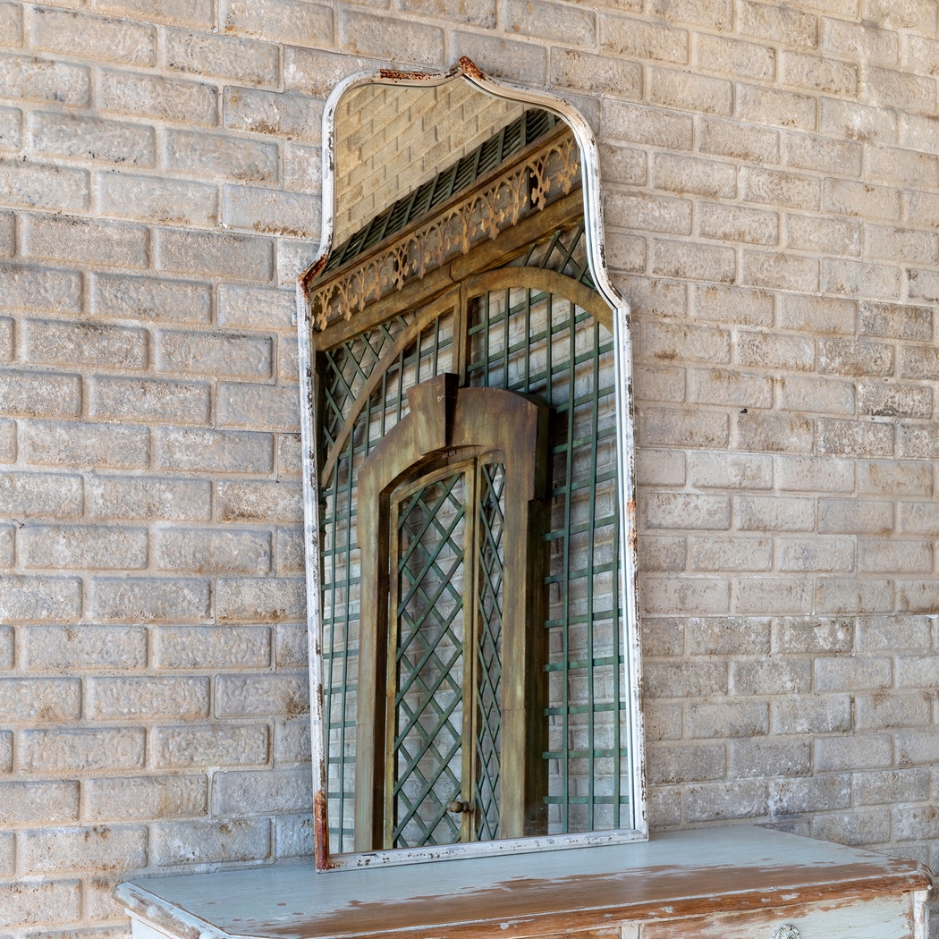 Aintree White Wall Mirror - Thumbnail - Image 3