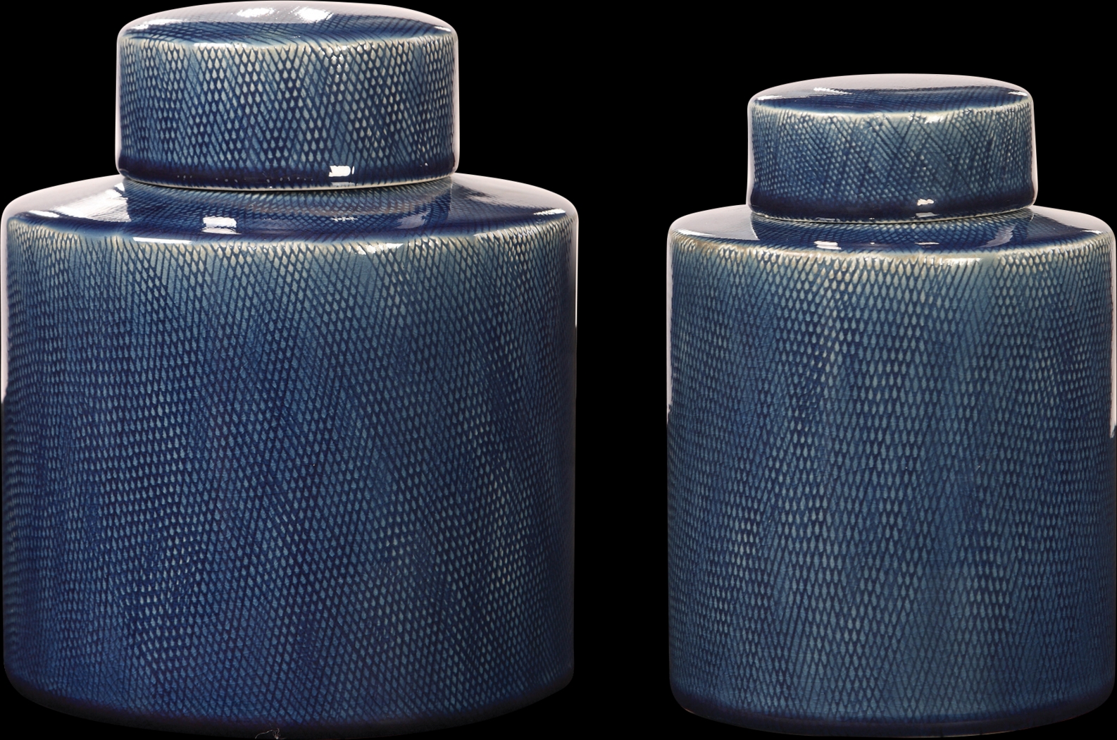 Airad Blue Container, Set of 2 - Thumbnail - Image 1