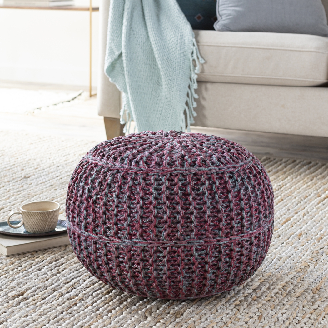 Airdrie Garnet Ottoman - Thumbnail - Image 2
