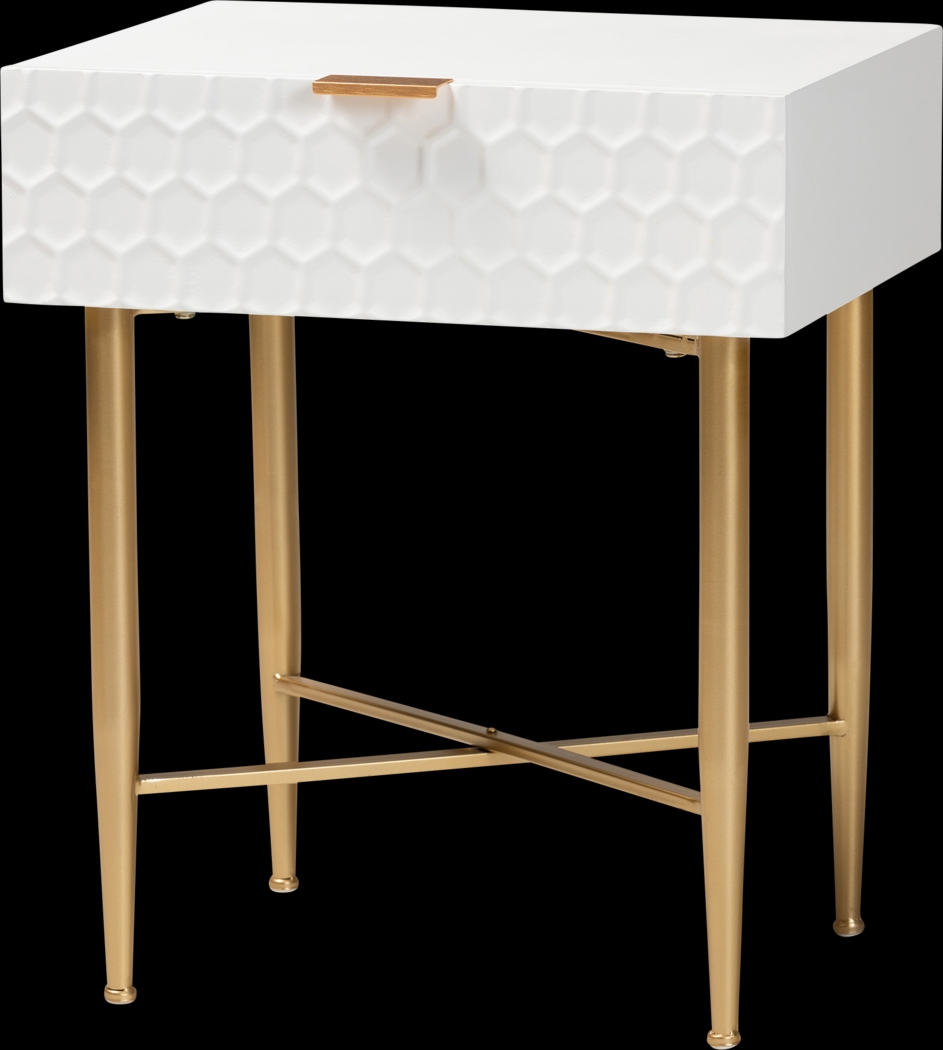 Airdrome White Nightstand - Thumbnail - Image 1