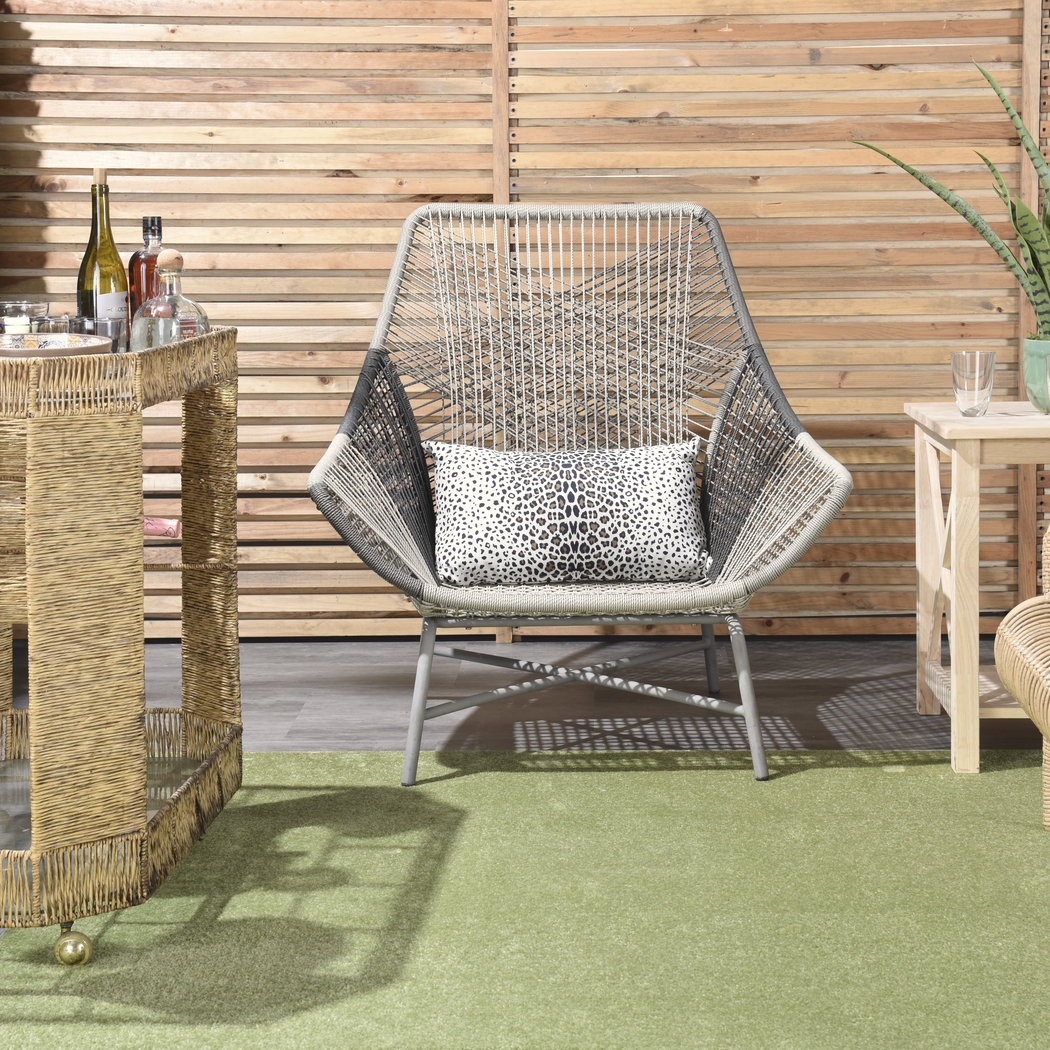 Aired Ivory Indoor/Outdoor Lumbar Pillow - Thumbnail - Image 5