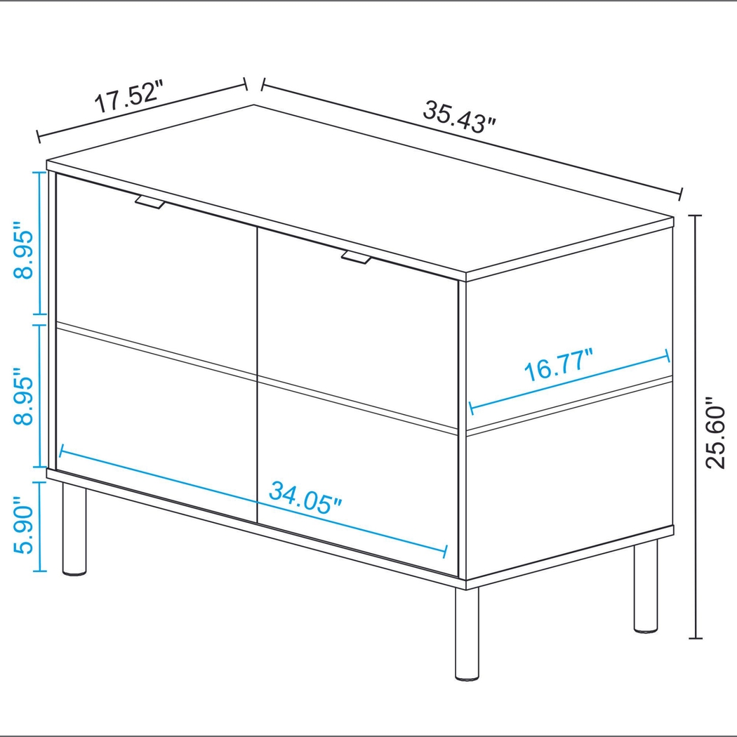 Airedale I White Accent Cabinet - Thumbnail - Image 8